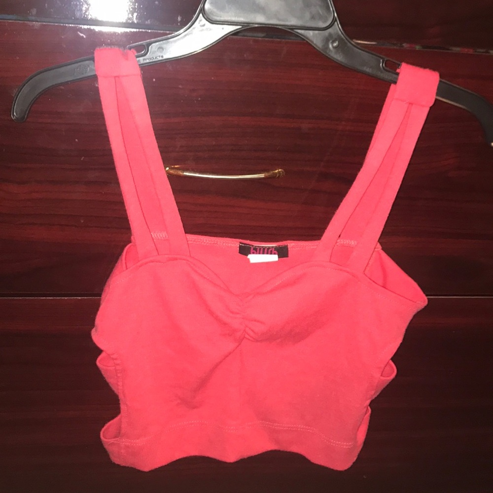 MUST GO Bright Pink Bralette! With side slits.